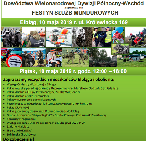 Przyjdź na Festyn Służb Mundurowych