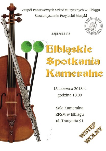 Przyjdź na III Elbląskie Spotkania Kameralne