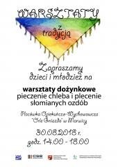 Przyjdź na warsztaty dożynkowe