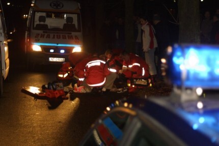 Śmiertelne potrącenie - fotoreportaż