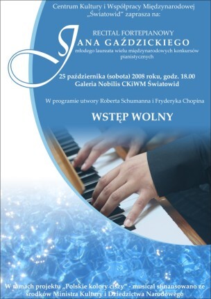 Recital fortepianowy w galerii Nobilis
