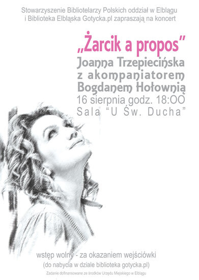 Recital Joanny Trzepiecińskiej w bibliotece