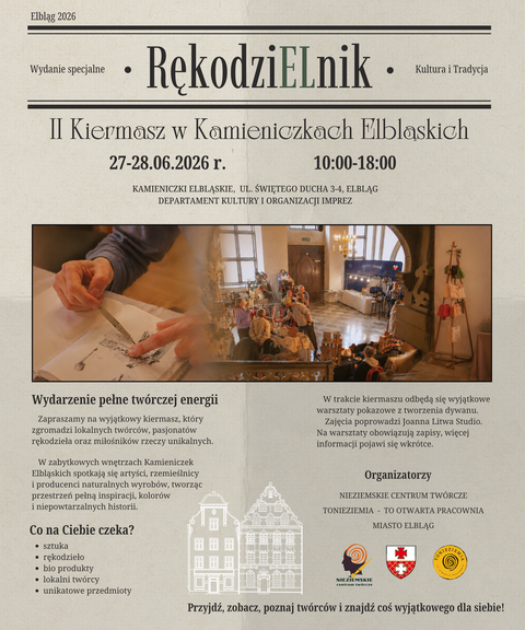 RękodziELnik - II Kiermasz w Kamieniczkach Elbląskich
