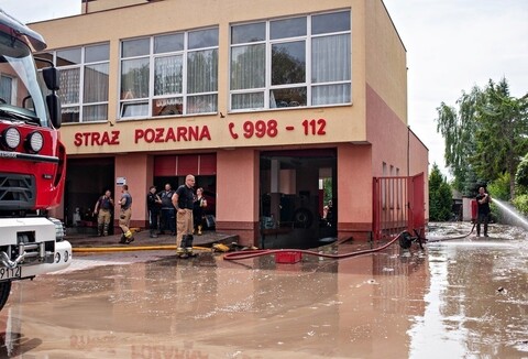 Remiza się odrodzi po powodzi