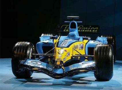 Bolid Renault F1 w Elblągu