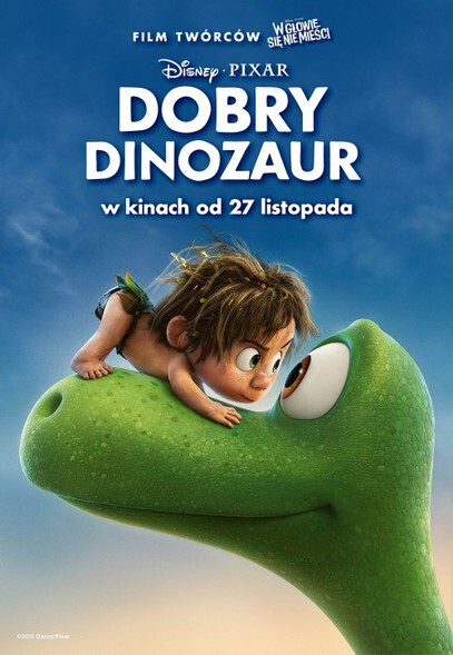 Rodzina leci do kina na animację „Dobry dinozaur