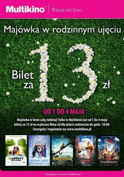 Rodzinna Majówka w Multikinie