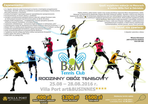 Rodzinny obóz tenisowy