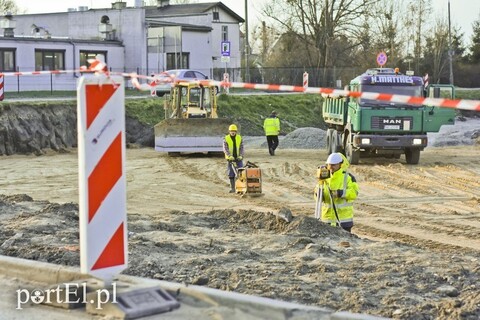 Zmiana organizacji ruchu na budowanym rondzie