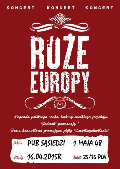Róże Europy i kabaret K2 u Sąsiadów