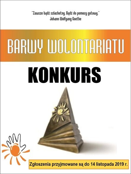 Ruszyła XIX edycja konkursu Barwy Wolontariatu