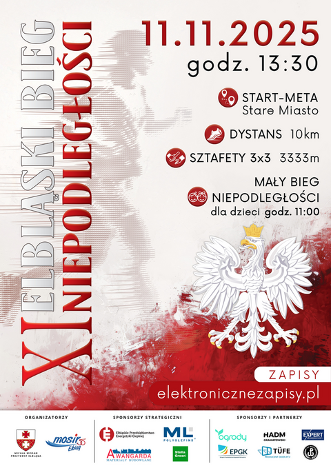 Ruszyły zapisy na XI Bieg Niepodległości