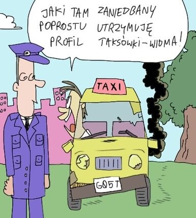 Taksówka - widmo
