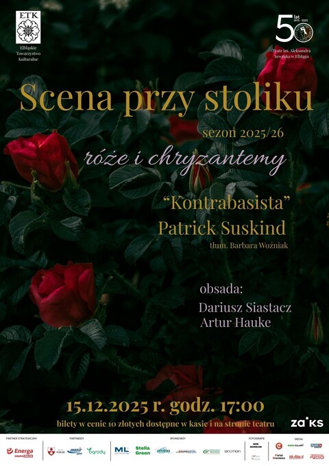 Scena przy stoliku i „Kontrabasista”