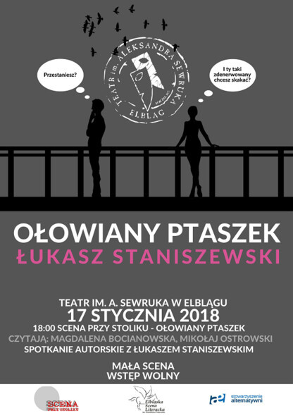 Scena przy stoliku z Ołowianym ptaszkiem