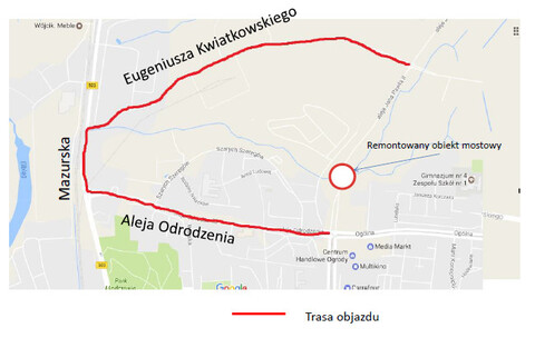 Utrudnienia na moście na ul. Jana Pawła II