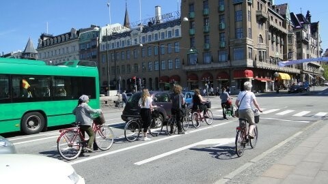 Ścieżki rowerowe w centrum... niekoniecznie