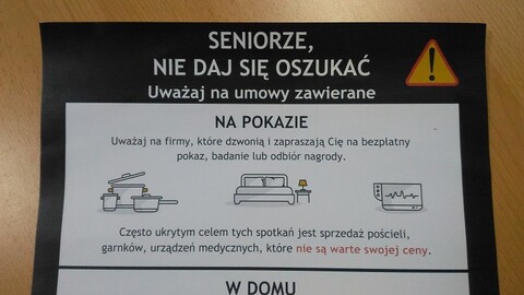 Seniorze, nie daj się oszukać