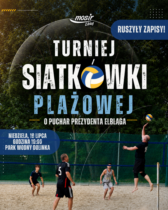 Siatkówka plażowa w Parku Wodnym Dolinka
