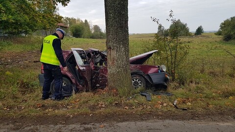 Śmiertelny wypadek koło Wilcząt
