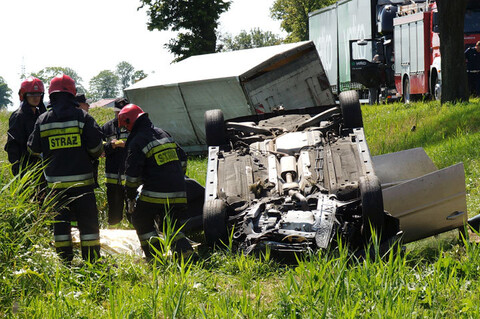 Śmiertelny wypadek na trasie Elbląg-Malbork