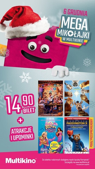 Specjalne atrakcje na Mikołajki w Multikinie