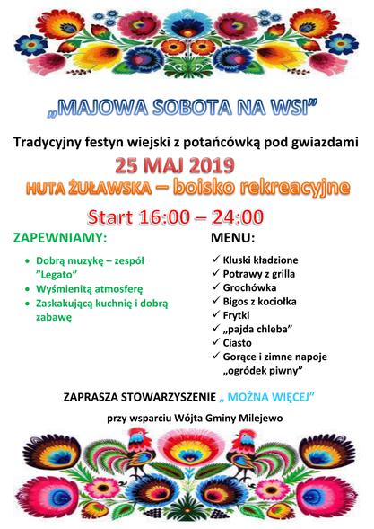 Spędź majową sobotę na wsi