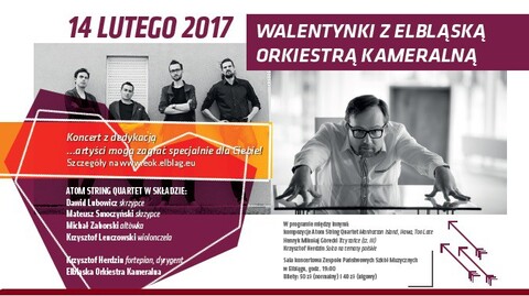 Spędź Walentynki z Elbląską Orkiestrą Kameralną