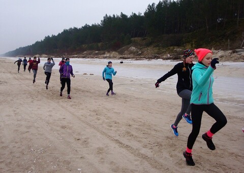 Sportowe ferie lekkoatletów w Sztutowie