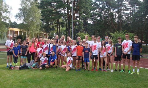Sportowe wakacje lekkoatletów w Wągrowcu