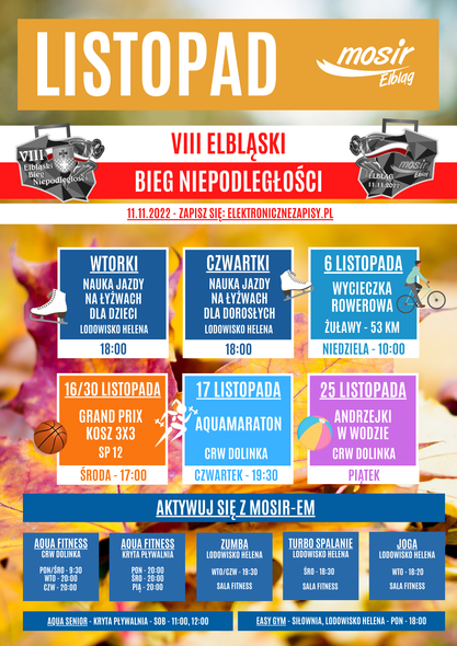 Sportowy listopad z MOSiR-em