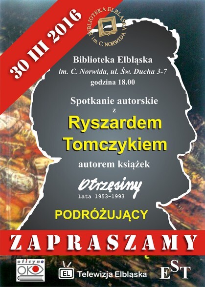 Spotkanie autorskie z Ryszardem Tomczykiem