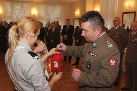 Spotkanie opłatkowe w Dowództwie 16 PDZ