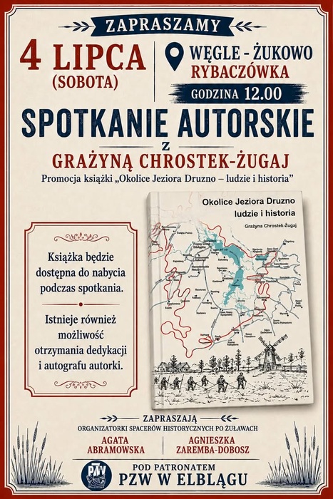Spotkanie z autorką książki o jeziorze Druzno
