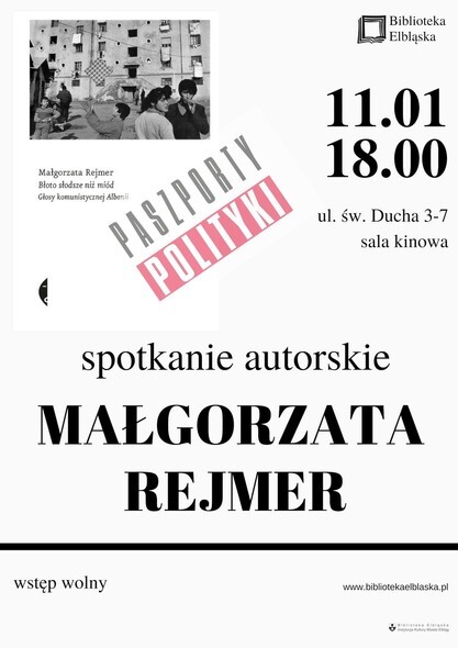 Spotkanie z Małgorzatą Rejmer – laureatką Paszportu Polityki