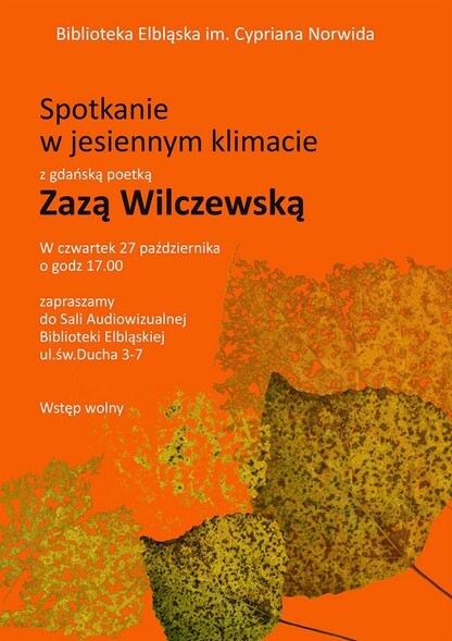 Spotkanie z poetką Zazą Wilczewską