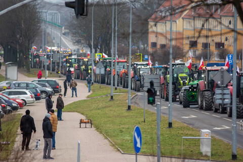 Strajk rolników w Elblągu. Tak go relacjonowaliśmy