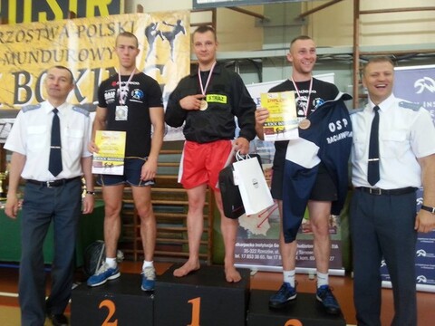 Strażak z Elbląga Mistrzem Polski (kick boxing)