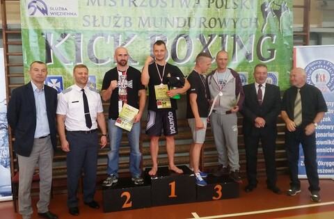 Strażak z Elbląga mistrzem Polski służb mundurowych (kick boxing)