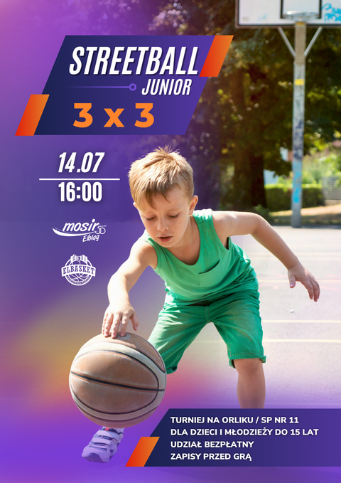 Streetball junior – pierwszy turniej koszykówki 3x3 dla dzieci