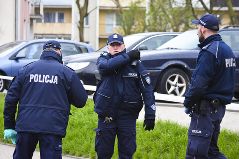 Strzały w centrum Elbląga, dwie osoby ranne