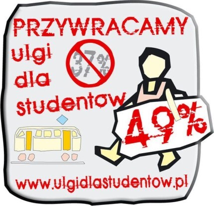 Studenci walczą o ulgi