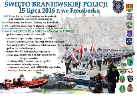 Święto braniewskiej policji
