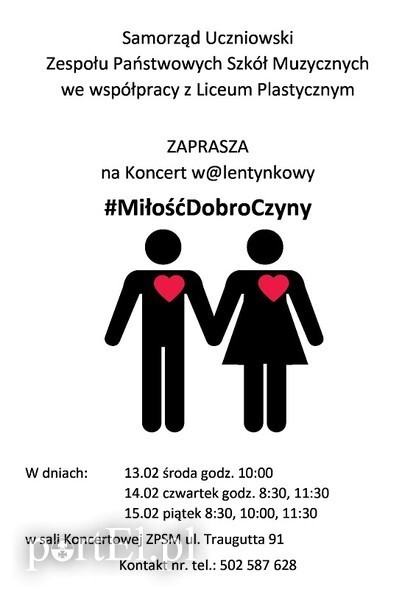Szkoła muzyczna zaprasza na Walentynki