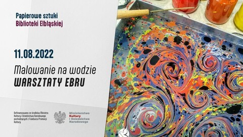 Sztuka malowania na wodzie – warsztaty ebru