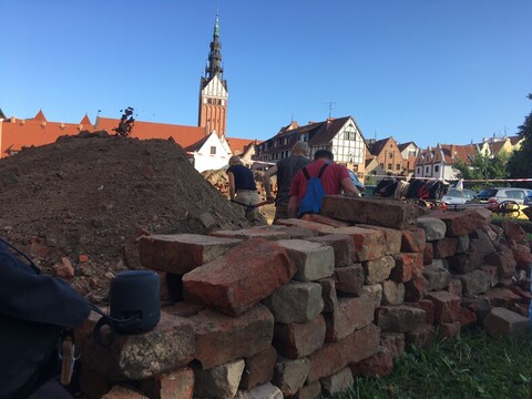 Szukają pozostałości elbląskiego zamku