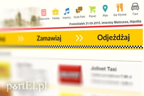 Szukasz taksówki? Zamów ją przez… portEl.pl