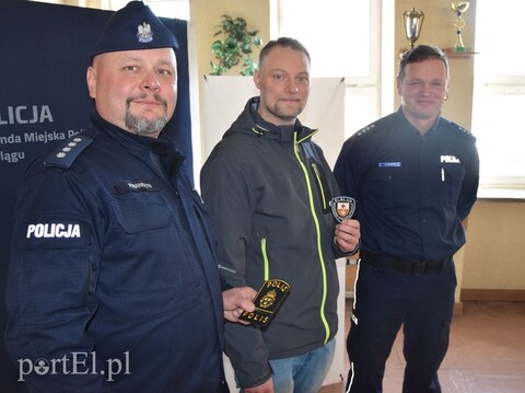Szwedzki policjant w elbląskiej komendzie