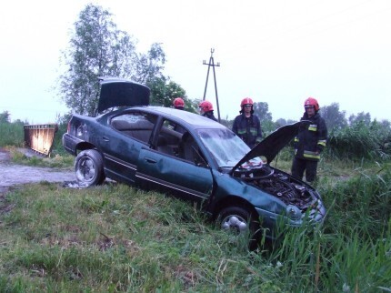 Tajemniczy pożar samochodu na Radomskiej