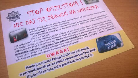 Tajna akcja biura śledczego” – nie daj się oszukać, nie wypłacaj pieniędzy